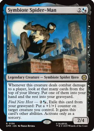 Symbiote Spider-Man (SPM-156) - Marvel's Spider-Man Foil [Rare]