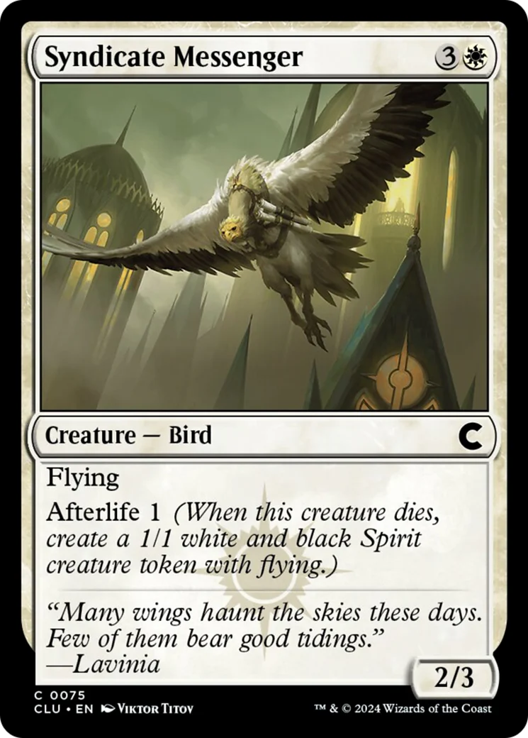 Syndicate Messenger (CLU-075) - Ravnica: Clue Edition [Common]