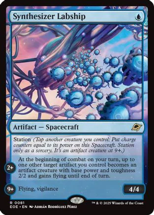 Synthesizer Labship (EOE-081) - Edge of Eternities Foil [Rare]
