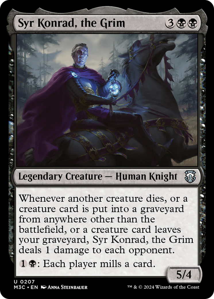 Syr Konrad, the Grim (M3C-207) - Modern Horizons 3 Commander Foil [Uncommon]