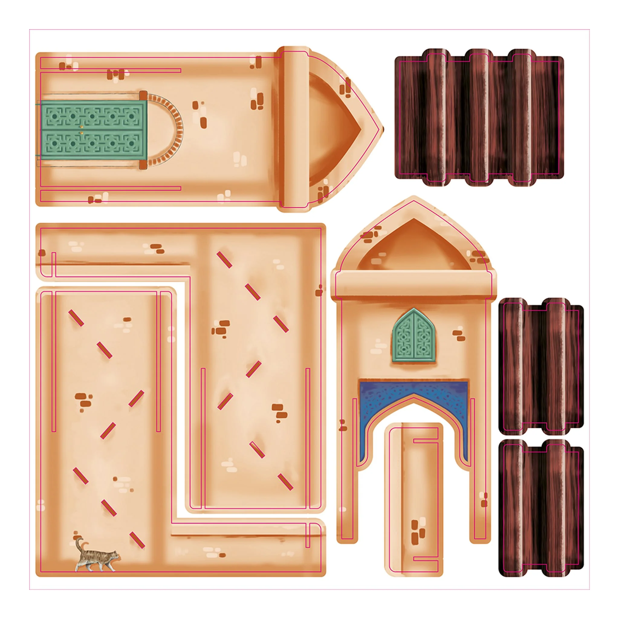 Tabriz Promo Punchboard (Dice Tower) - Image 2
