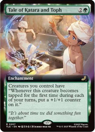 Tale of Katara and Toph (Extended Art) (TLE-207) - Avatar: The Last Airbender: Eternal-Legal Foil [Rare]