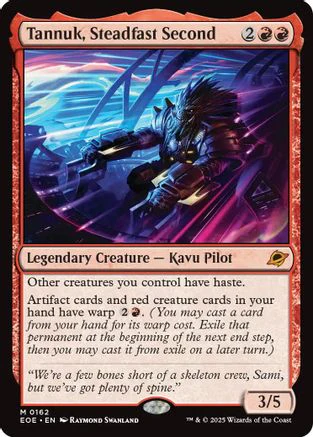 Tannuk, Steadfast Second (EOE-162) - Edge of Eternities Foil [Mythic]