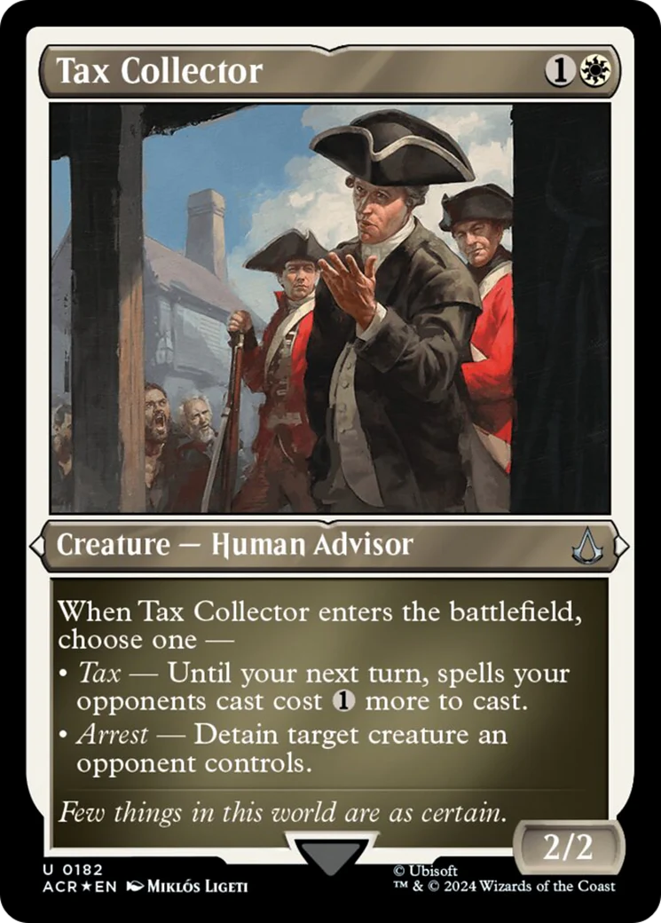 Tax Collector (ACR-182) - Assassin's Creed Etched Foil [Uncommon]
