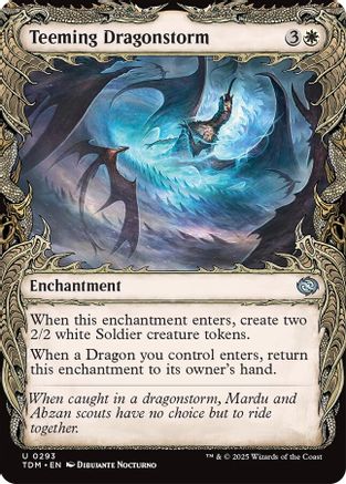 Teeming Dragonstorm (Showcase) (TDM-293) - Tarkir: Dragonstorm Foil [Uncommon]