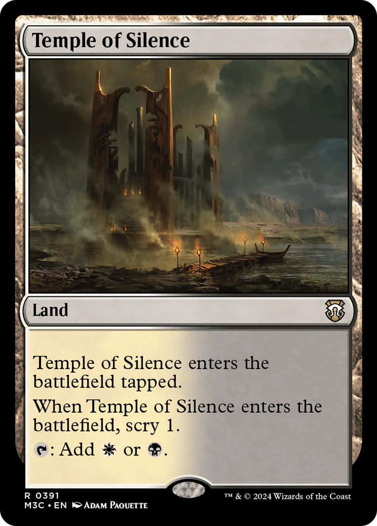 Temple of Silence (M3C-391) - Modern Horizons 3 Commander [Rare]