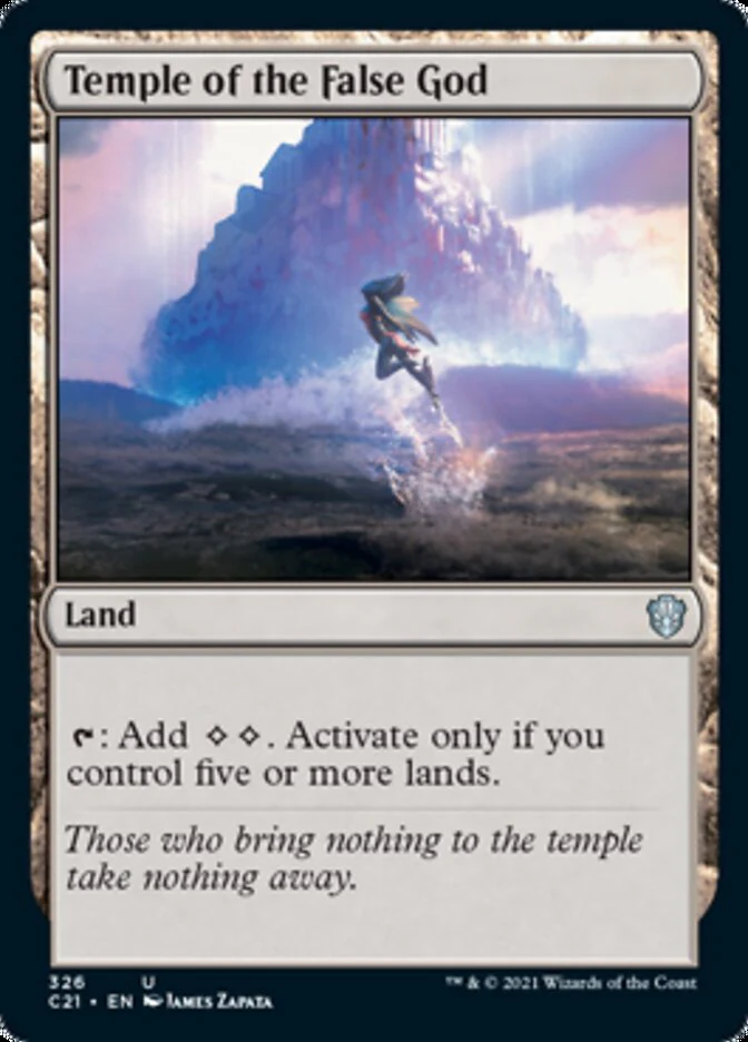 Temple of the False God (C21-326) - Commander 2021 [Uncommon]