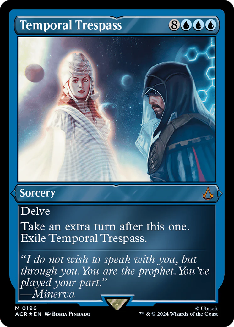 Temporal Trespass (ACR-196) - Assassin's Creed Etched Foil [Mythic]