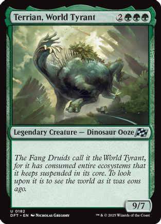 Terrian, World Tyrant (DFT-182) - Aetherdrift [Uncommon]