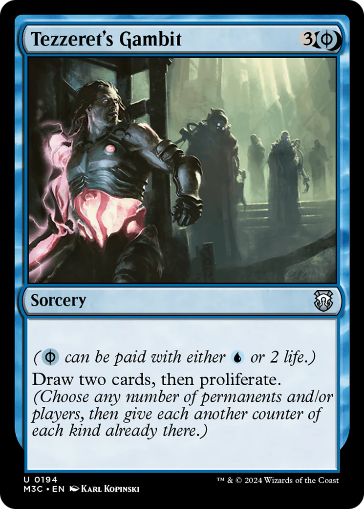 Tezzeret's Gambit (M3C-194) - Modern Horizons 3 Commander Foil [Uncommon]