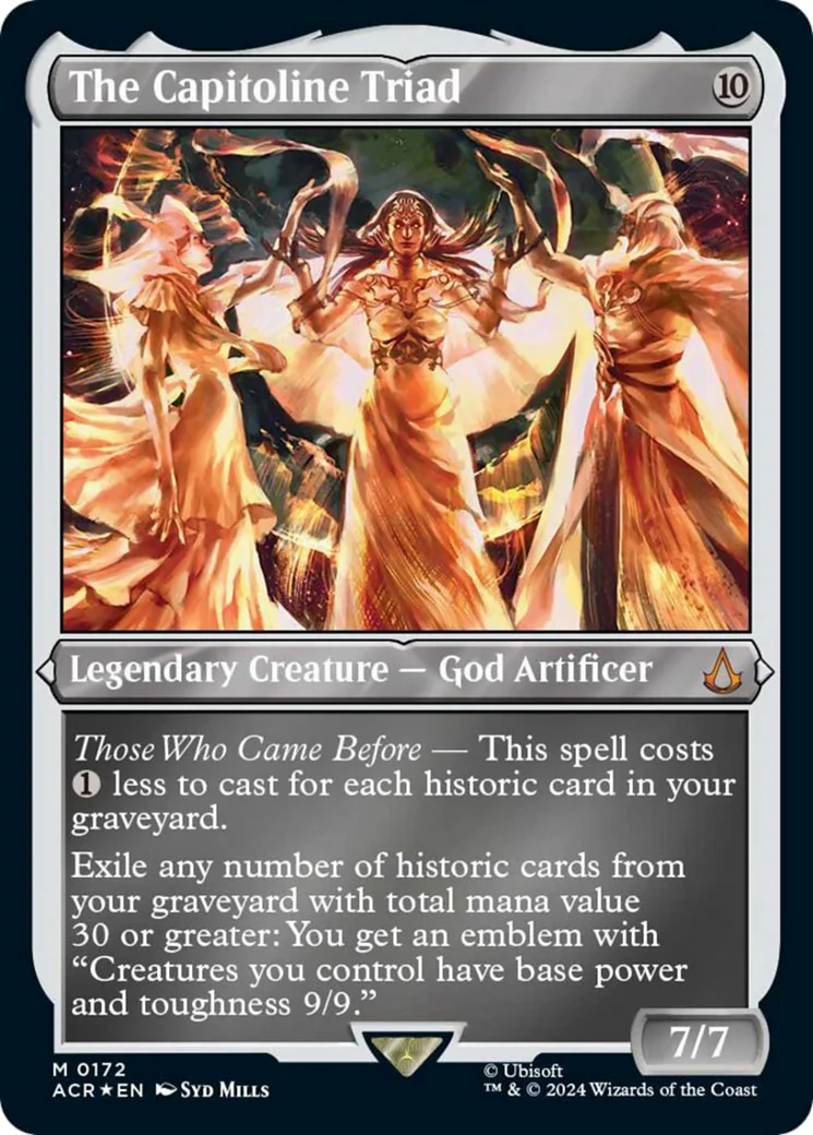 The Capitoline Triad (ACR-172) - Assassin's Creed Etched Foil [Mythic]