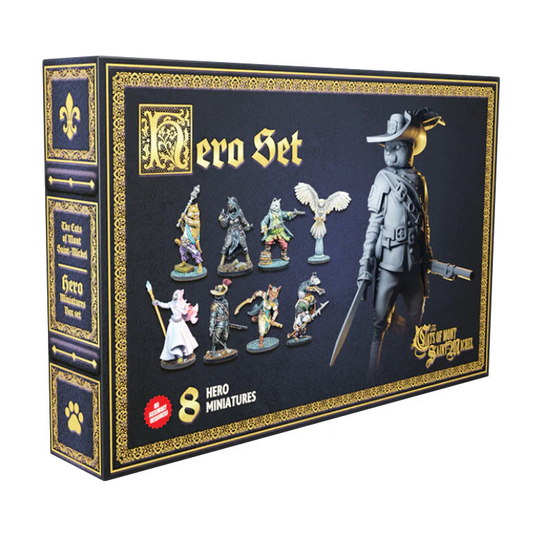 The Cats of Mont Saint Michel: Hero Miniatures Set *PRE-ORDER*