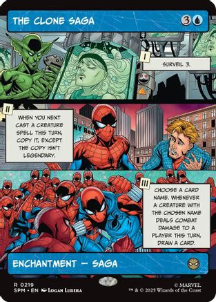 The Clone Saga (Borderless) (SPM-219) - Marvel's Spider-Man Foil [Rare]