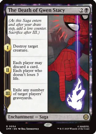 The Death of Gwen Stacy (SPM-054) - Marvel's Spider-Man Foil [Rare]