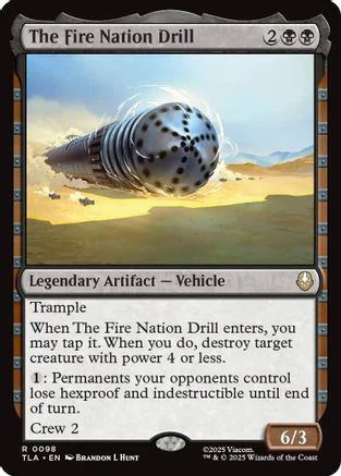 The Fire Nation Drill (TLA-098) - Avatar: The Last Airbender Foil [Rare]