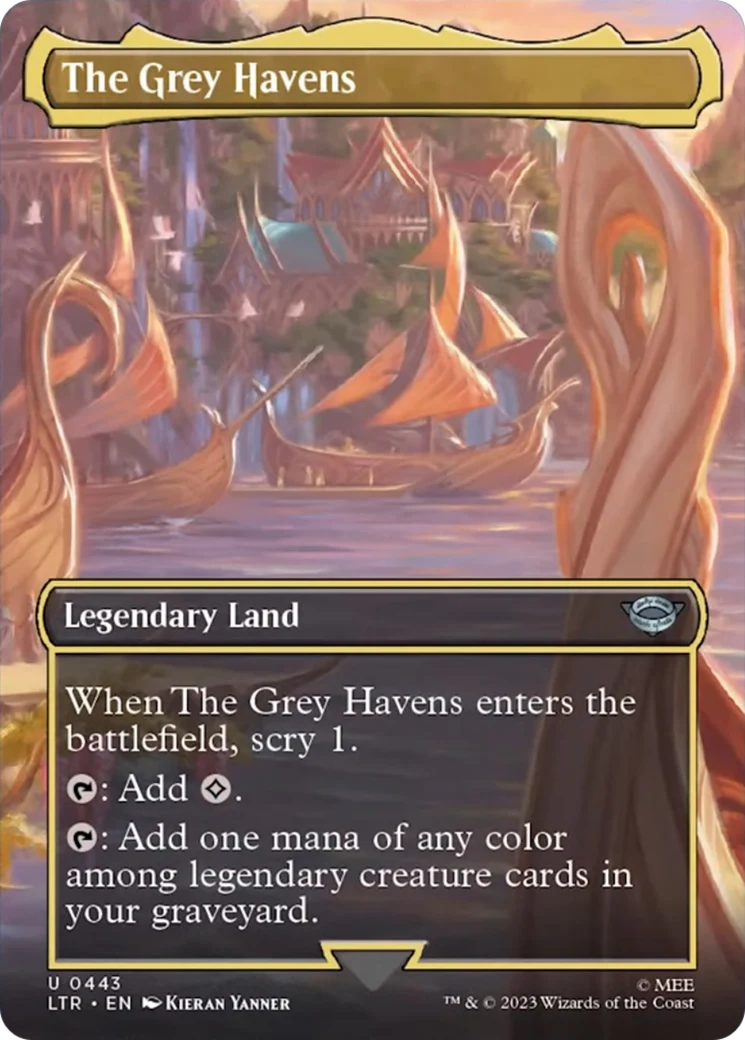 The Grey Havens (LTR-443) - The Lord of the Rings: Tales of Middle-earth (Borderless) [Uncommon]