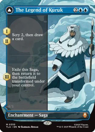 The Legend of Kuruk (Borderless) (TLA-355) - Avatar: The Last Airbender [Mythic]