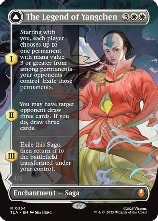 The Legend of Yangchen (Borderless) (TLA-354) - Avatar: The Last Airbender [Mythic]