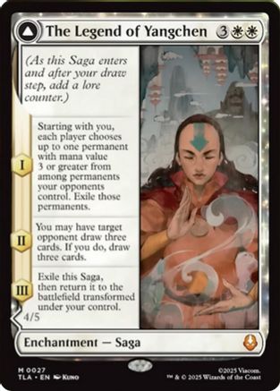 The Legend of Yangchen (TLA-027) - Avatar: The Last Airbender [Mythic]