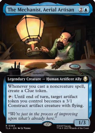 The Mechanist, Aerial Artisan (Extended Art) (TLA-369) - Avatar: The Last Airbender Foil [Rare]