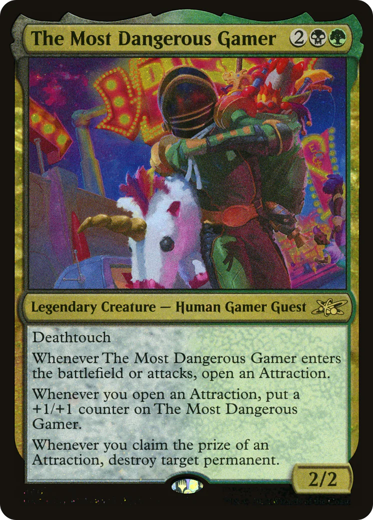 The Most Dangerous Gamer (UNF-460) - Unfinity Galaxy Foil [Rare]