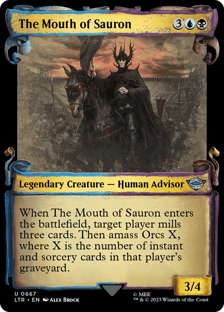 The Mouth of Sauron (LTR-667) - The Lord of the Rings: Tales of Middle-earth: (Showcase) Scroll [Uncommon]