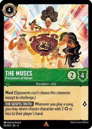 The Muses - Proclaimers of Heroes (90/204) - Ursulas Return Cold Foil [Rare]