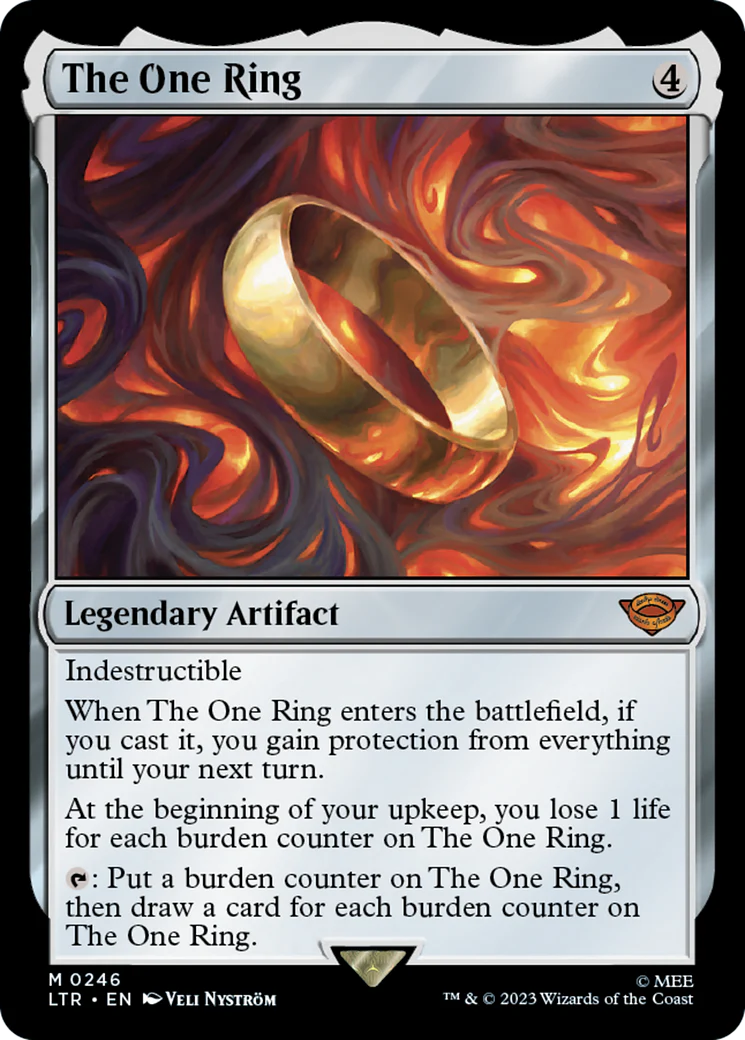 The One Ring (LTR-246) - The Lord of the Rings: Tales of Middle-earth Foil [Mythic]