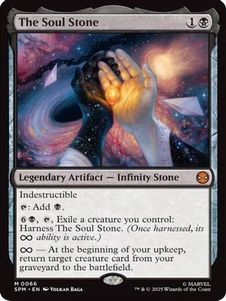 The Soul Stone (SPM-066) - Marvel's Spider-Man Foil [Mythic]
