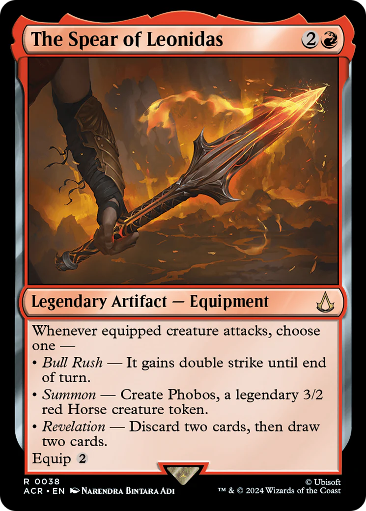 The Spear of Leonidas (ACR-038) - Assassin's Creed Foil [Rare]
