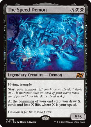 The Speed Demon (DFT-105) - Aetherdrift [Mythic]