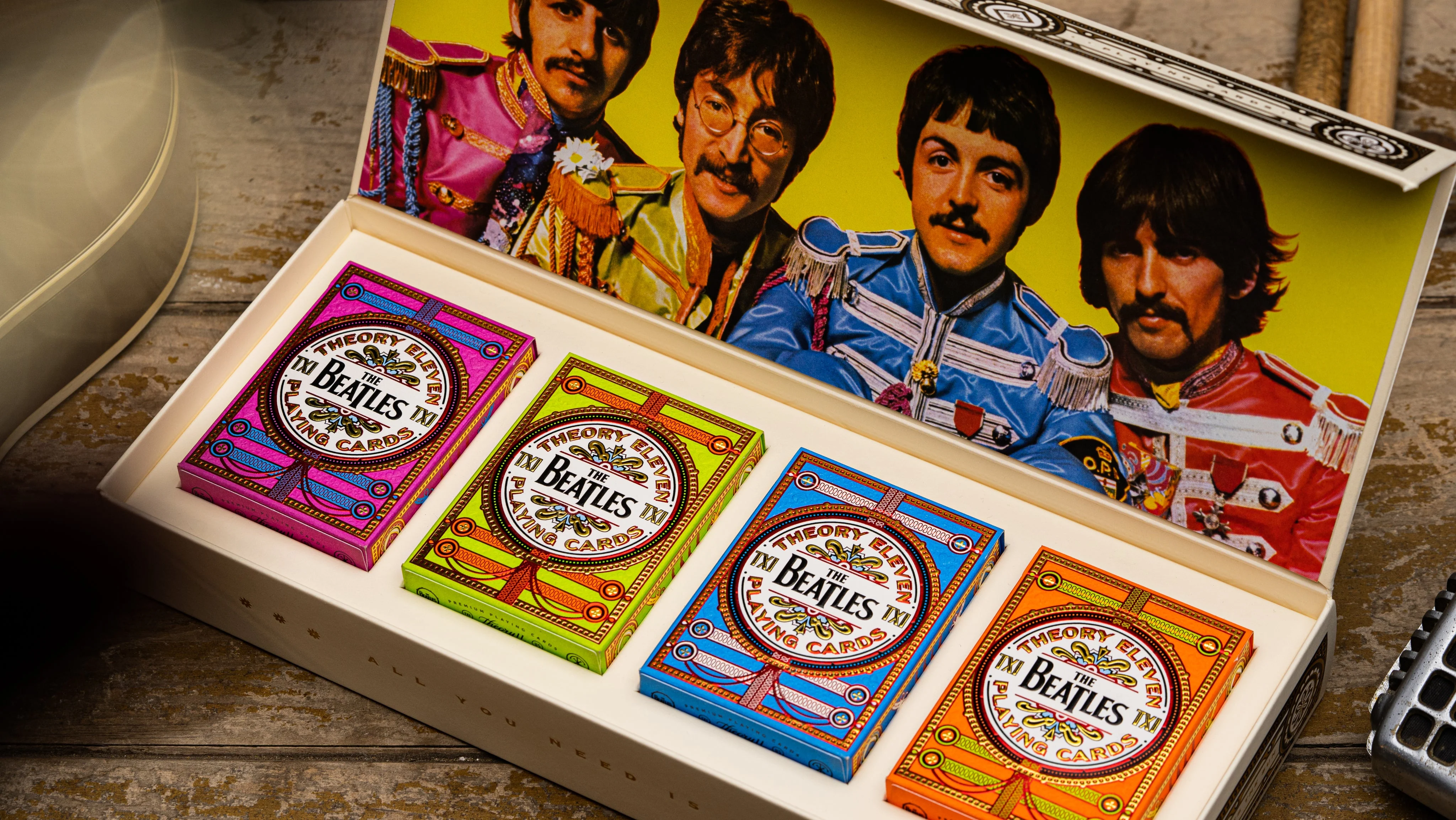 Theory 11: Playing Cards: The Beatles: Luxury Box Set (4ct) - Image 2