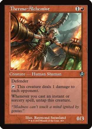 Thermo-Alchemist (Retro Frame) (INR-403) - Innistrad Remastered Foil [Uncommon]