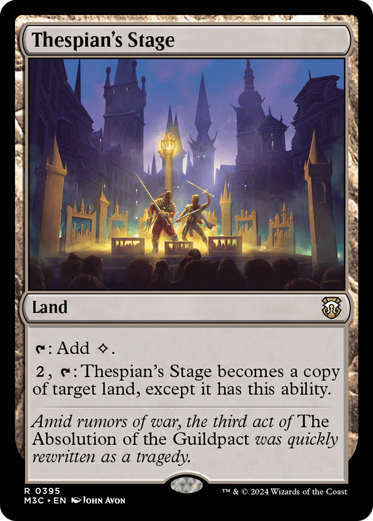 Thespian's Stage (M3C-395) - Modern Horizons 3 Commander Foil [Rare]