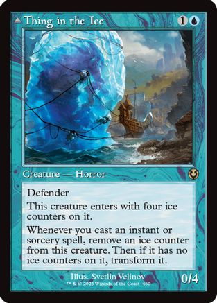 Thing in the Ice // Awoken horror (Retro Frame) (INR-460) - Innistrad Remastered [Rare]