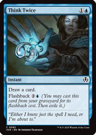 Think Twice (INR-092) - Innistrad Remastered [Common]