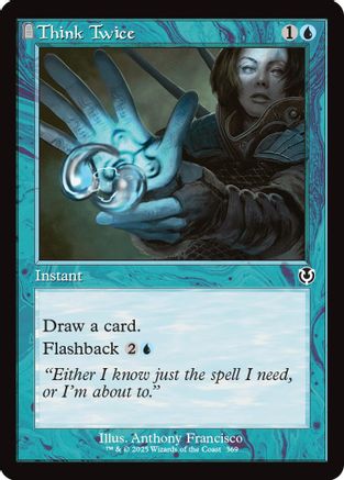 Think Twice (Retro Frame) (INR-369) - Innistrad Remastered Foil [Common]