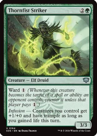 Thornfist Striker (SOS-164) - Secrets of Strixhaven [Uncommon]