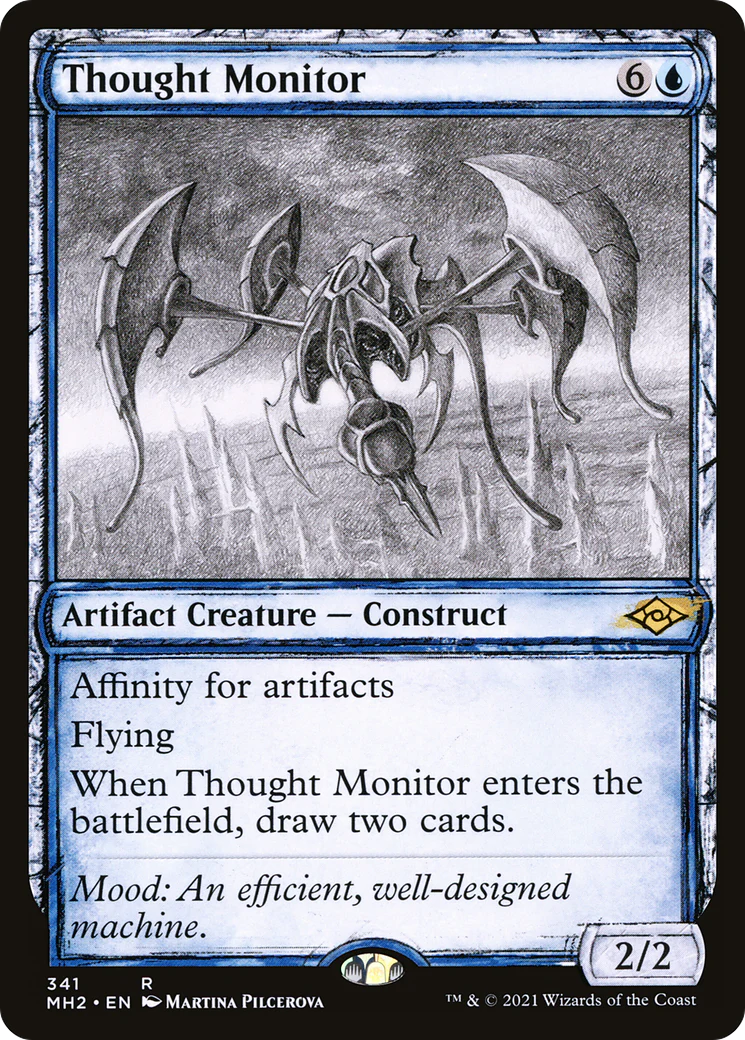 Thought Monitor (MH2-341) - Modern Horizons 2: (Showcase) [Rare]