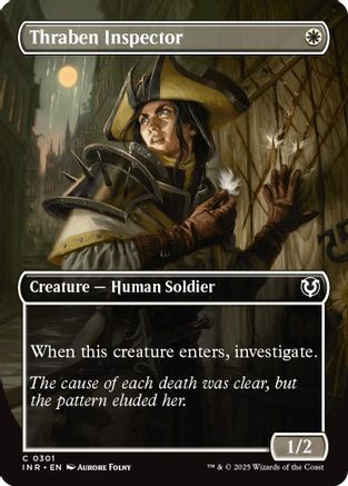 Thraben Inspector (Borderless) (INR-301) - Innistrad Remastered [Common]