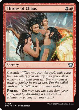 Throes of Chaos (SOC-257) - Commander: Secrets of Strixhaven [Uncommon]