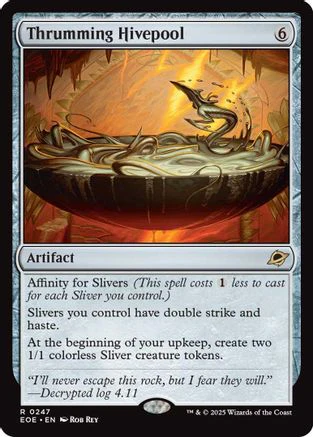 Thrumming Hivepool (EOE-247) - Edge of Eternities Foil [Rare]