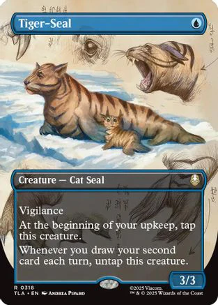 Tiger-Seal (Borderless) (TLA-318) - Avatar: The Last Airbender [Rare]