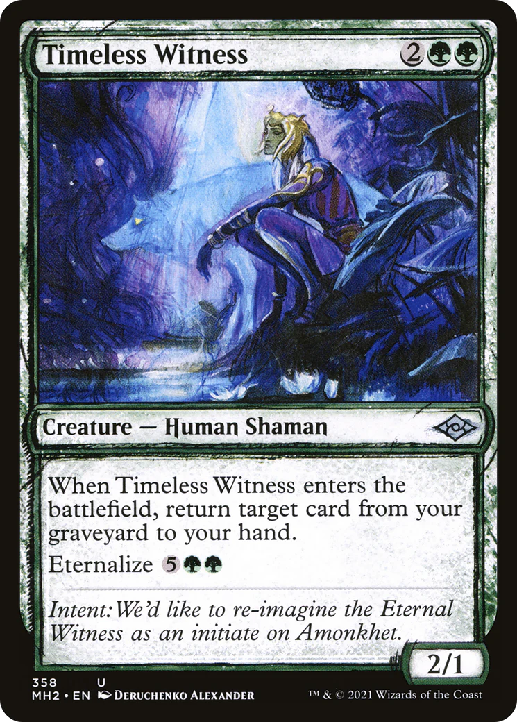 Timeless Witness (MH2-358) - Modern Horizons 2: (Showcase) [Uncommon]