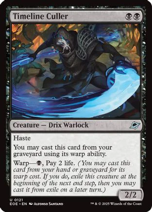Timeline Culler (EOE-121) - Edge of Eternities Foil [Uncommon]