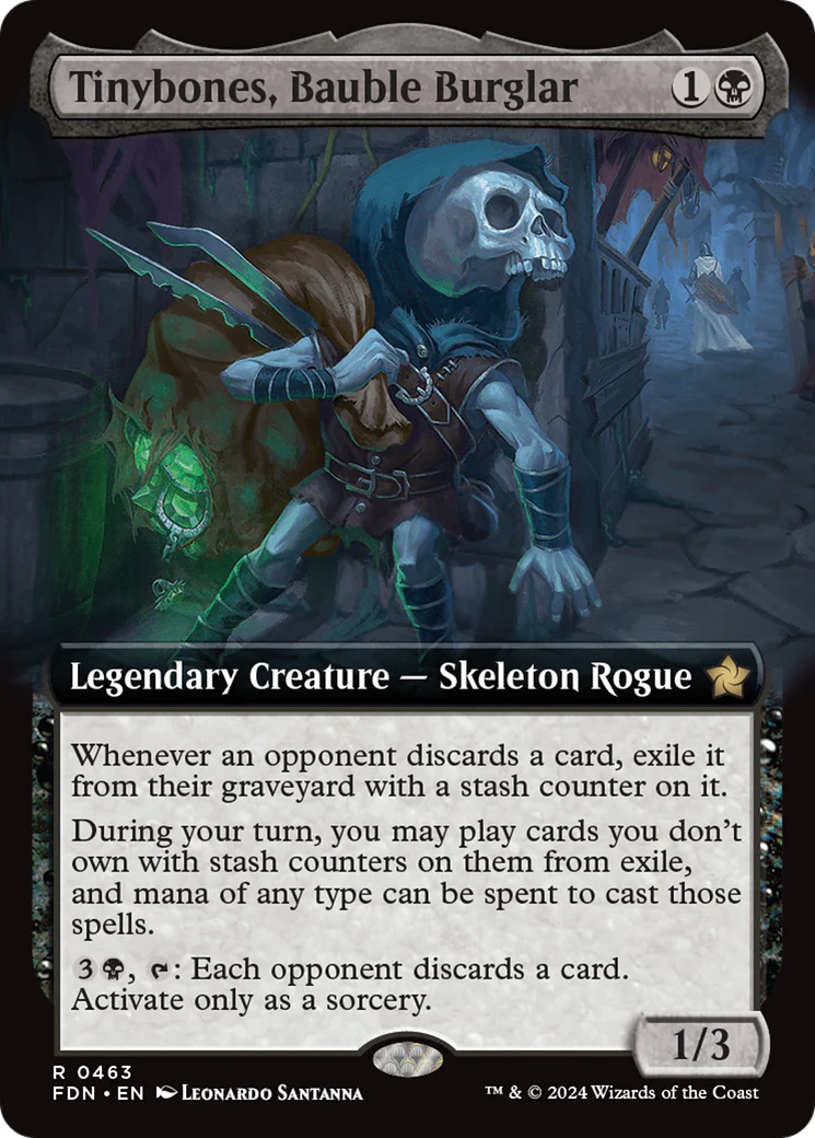 Tinybones, Bauble Burglar (FDN-463) - Foundations: (Extended Art) [Rare]
