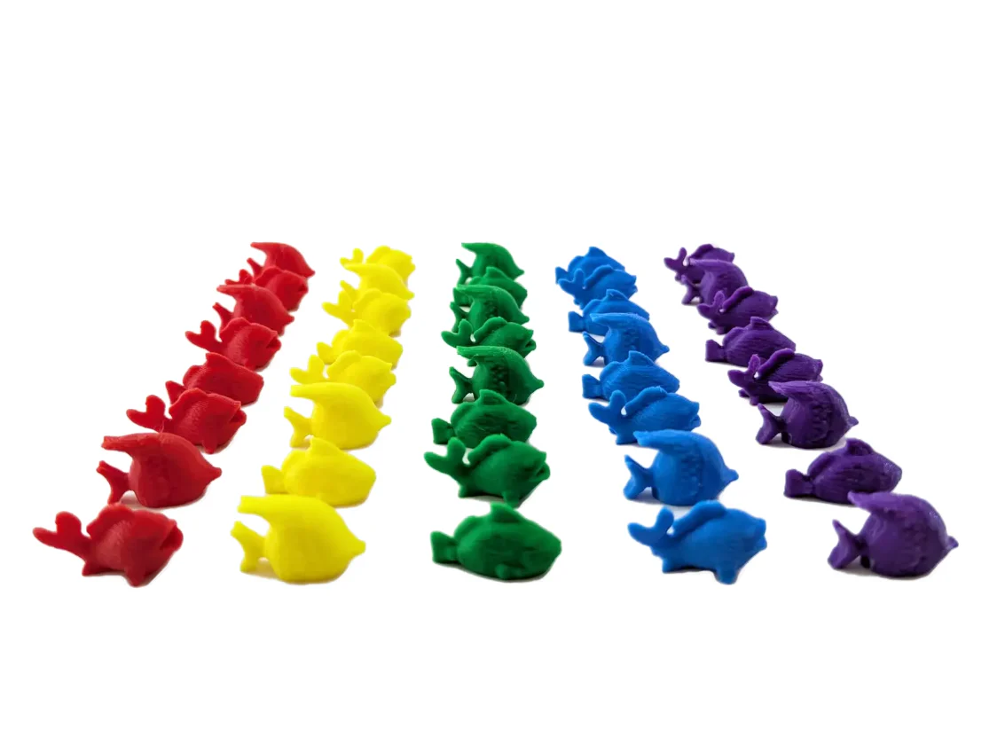 Top Shelf Gamer - Fish Tokens Bundle compatible with Finspan™ (Set of 110) - Image 2