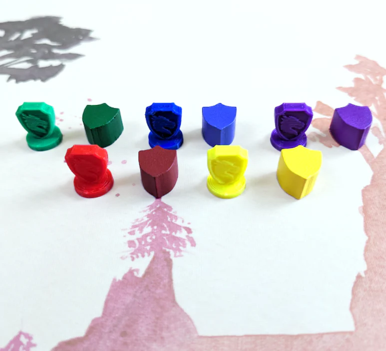 Top Shelf Gamer - Player Tokens compatible with Wyrmspan™ (Set of 45) - Image 4