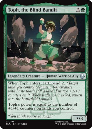 Toph, the Blind Bandit (TLA-198) - Avatar: The Last Airbender Foil [Uncommon]