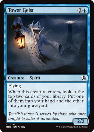 Tower Geist (INR-093) - Innistrad Remastered Foil [Common]